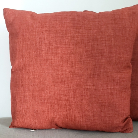 Textured Red 17" x 17" Pillows - Picture 2 of 6